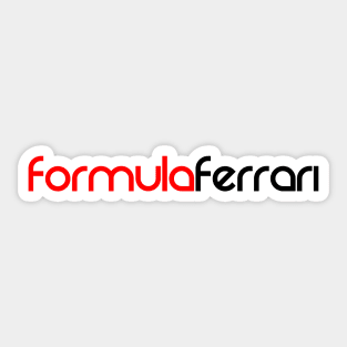 Formula Ferrari Sticker